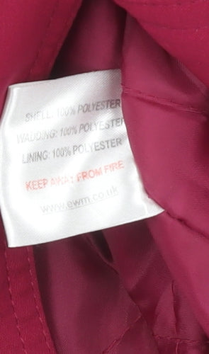 EWM Women's Purple Jacket Size 16, Mid-Length, Stylish