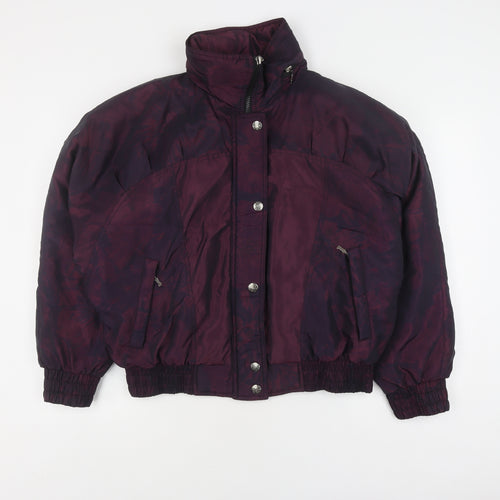 Rodeo Women's Purple Bomber Jacket Size 12