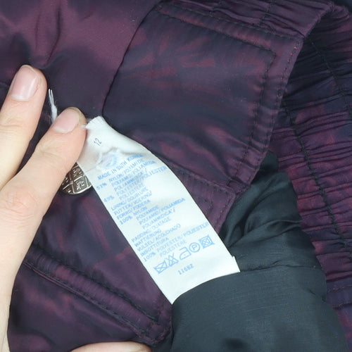 Rodeo Women's Purple Bomber Jacket Size 12