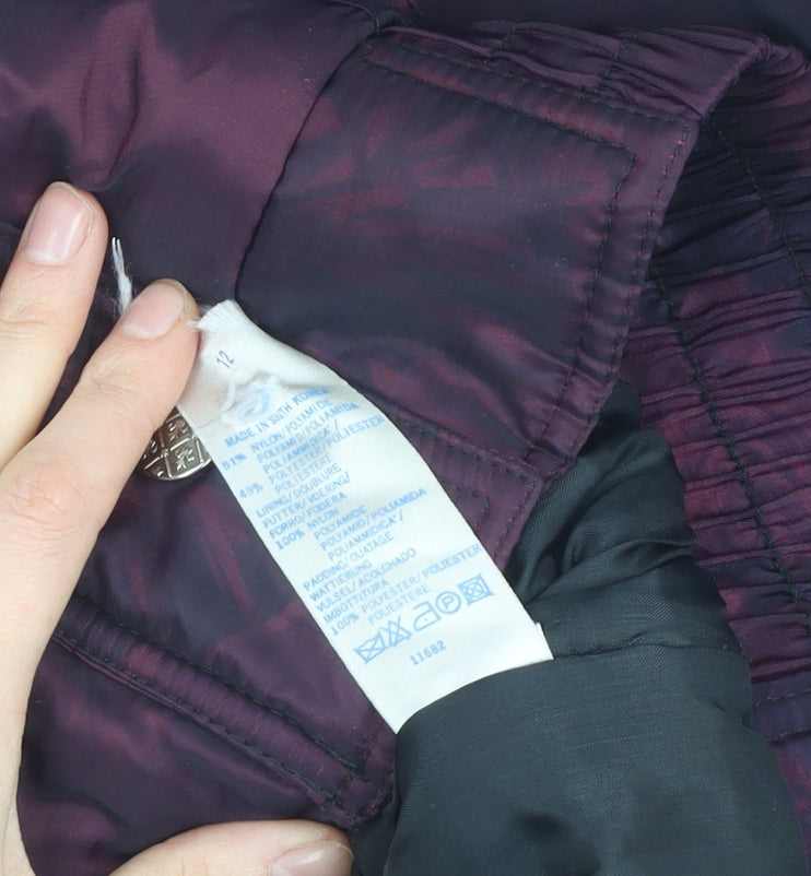 Rodeo Women's Purple Bomber Jacket Size 12