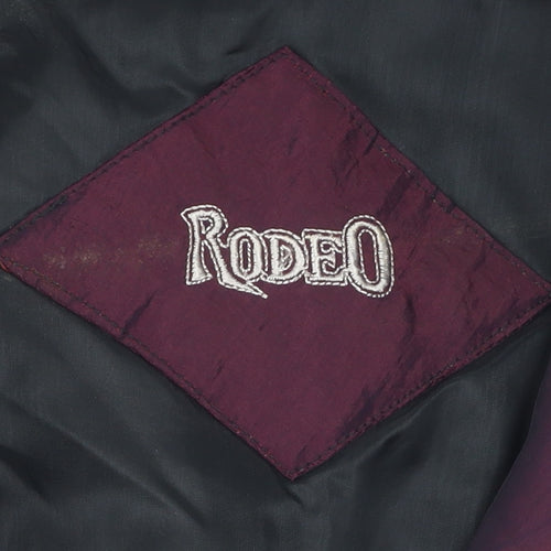 Rodeo Women's Purple Bomber Jacket Size 12