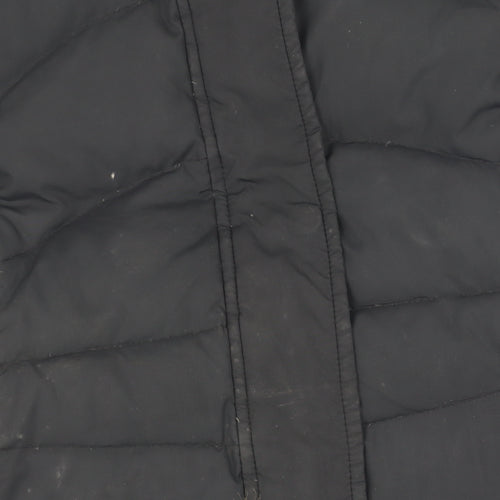 Karrimor Women's Black Puffer Jacket Size 8 Hooded