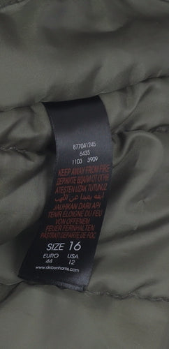 Red Herring Women's Brown Parka Coat Size 16