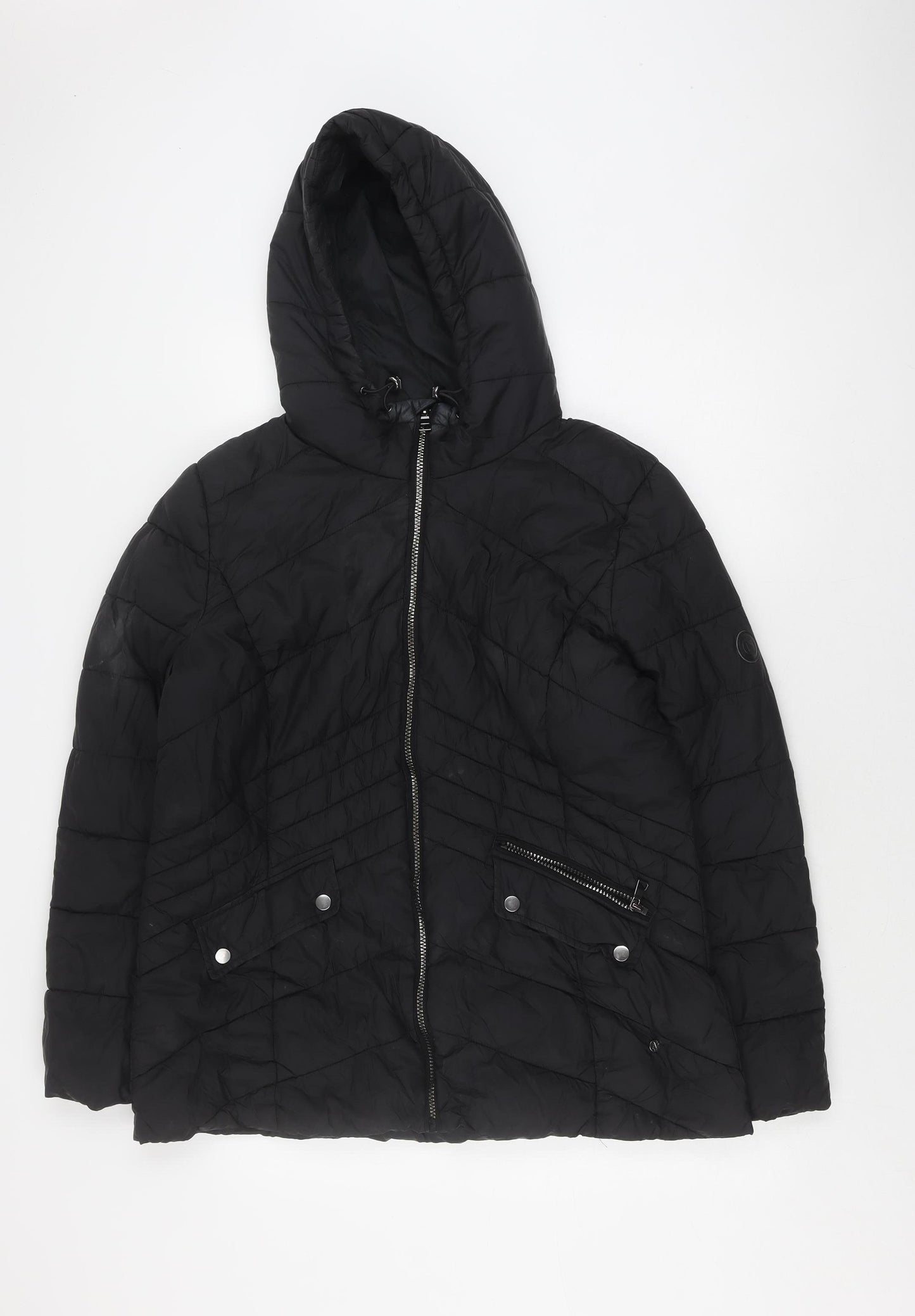 Next Women's Black Puffer Jacket Size 18