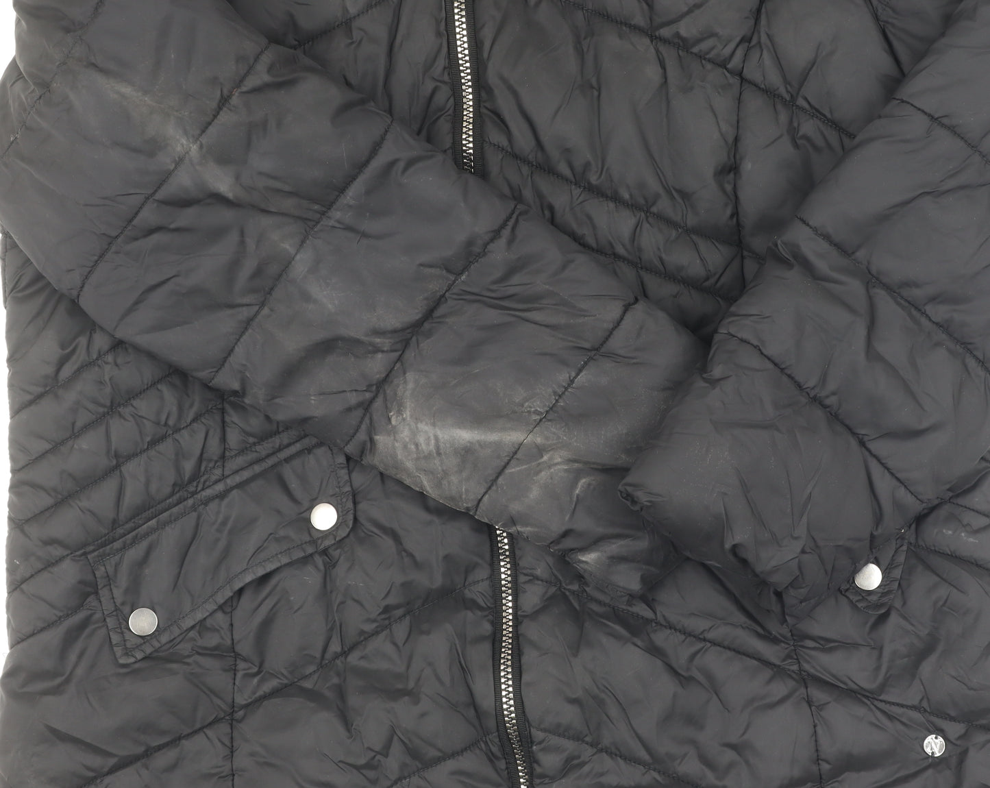 Next Women's Black Puffer Jacket Size 18