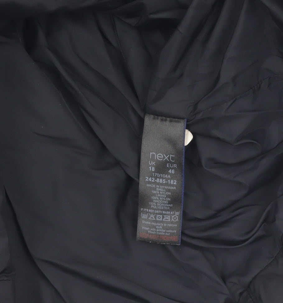 Next Women's Black Puffer Jacket Size 18