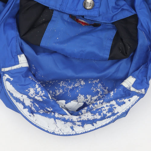 K-Way Men's Blue Waterproof Jacket Size M
