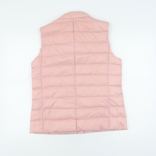 Marks and Spencer Women's Pink Quilted Waistcoat Size 12