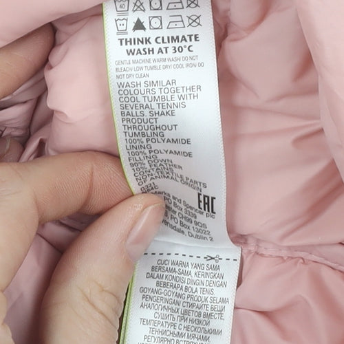 Marks and Spencer Women's Pink Quilted Waistcoat Size 12