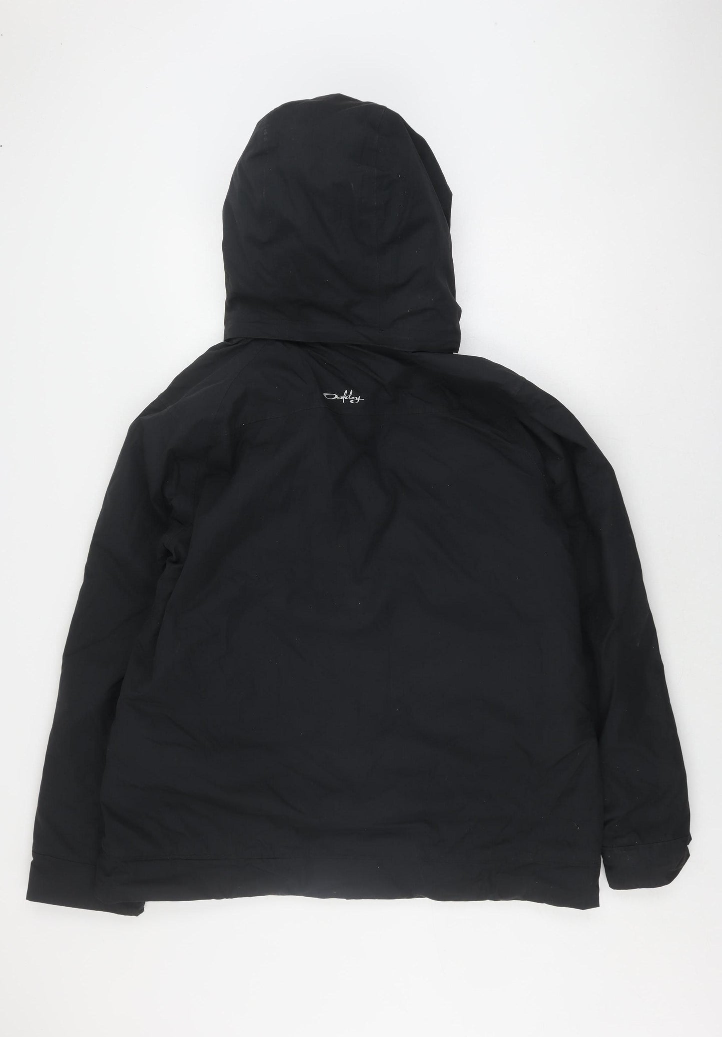 Oakley Men's XL Black Parka Jacket, Hooded, Winter Ready