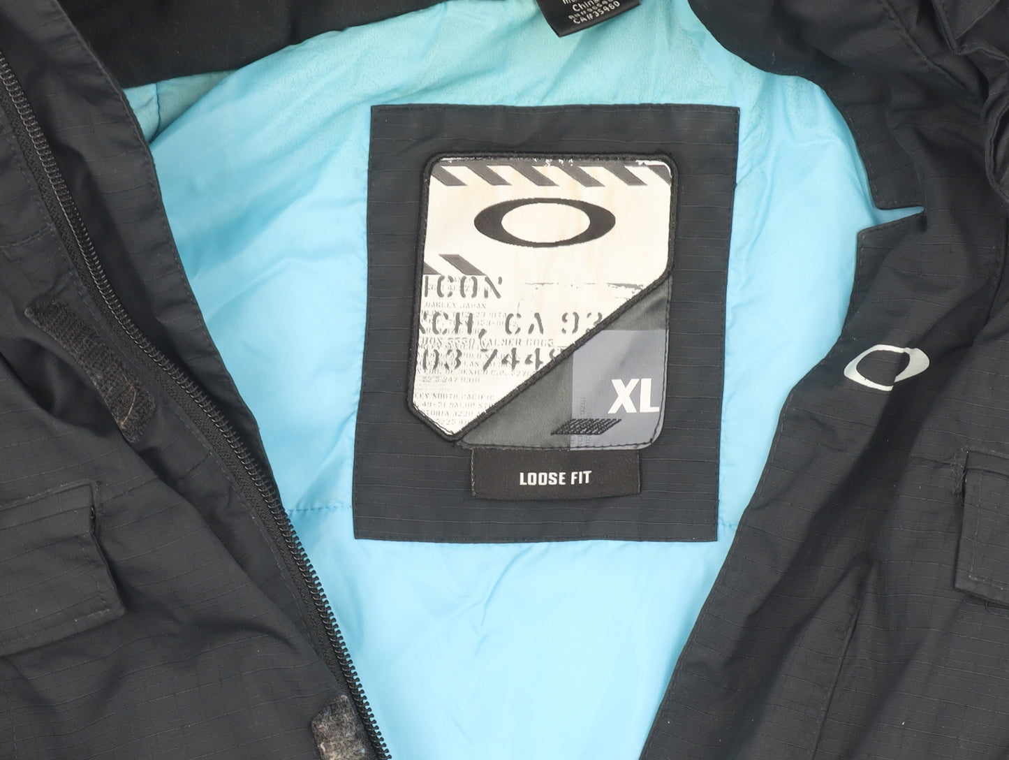 Oakley Men's XL Black Parka Jacket, Hooded, Winter Ready