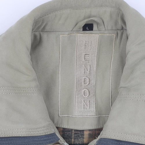 Hendon Men's Grey Basic Jacket - L, Casual Pockets