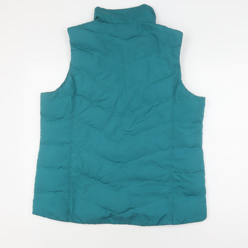 Lands' End Women's Green XL Tall Puffer Waistcoat