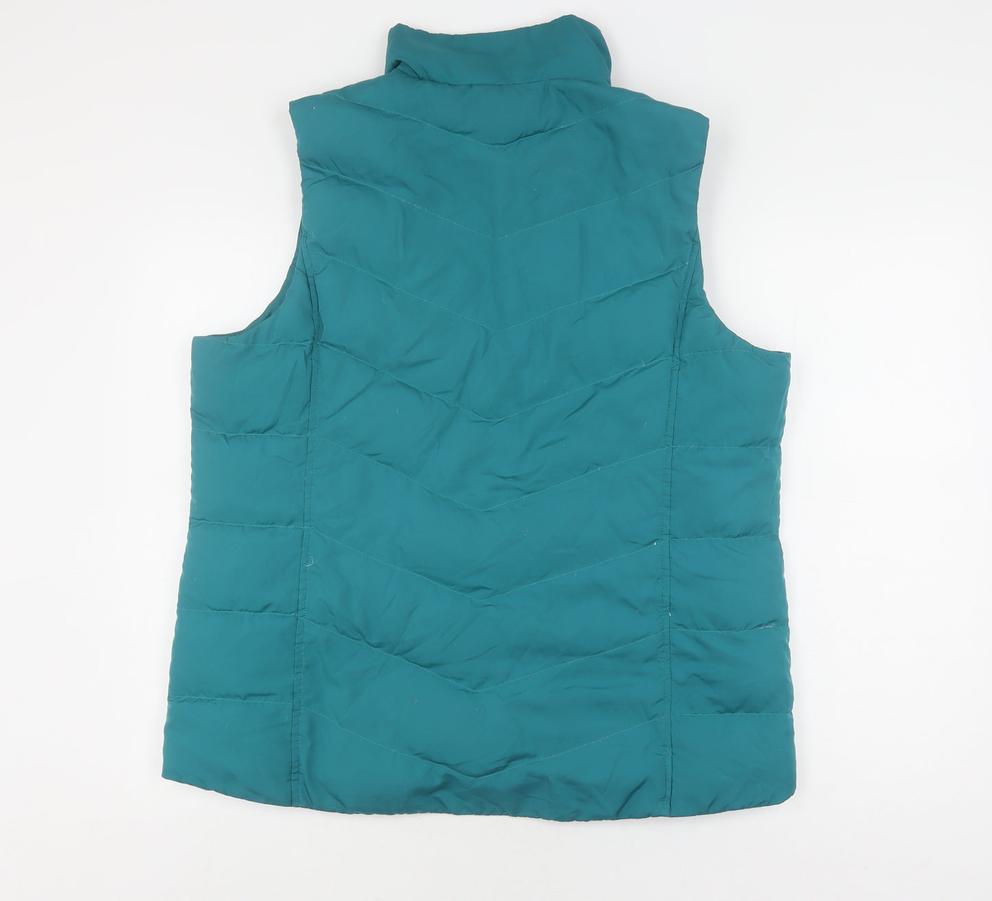Lands' End Women's Green XL Tall Puffer Waistcoat