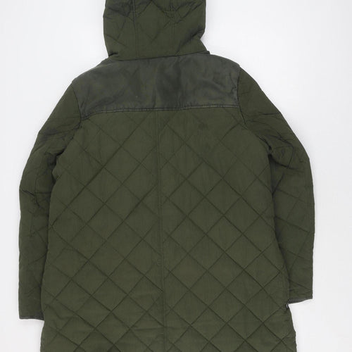 Next Women's Green Puffer Jacket in Size 20