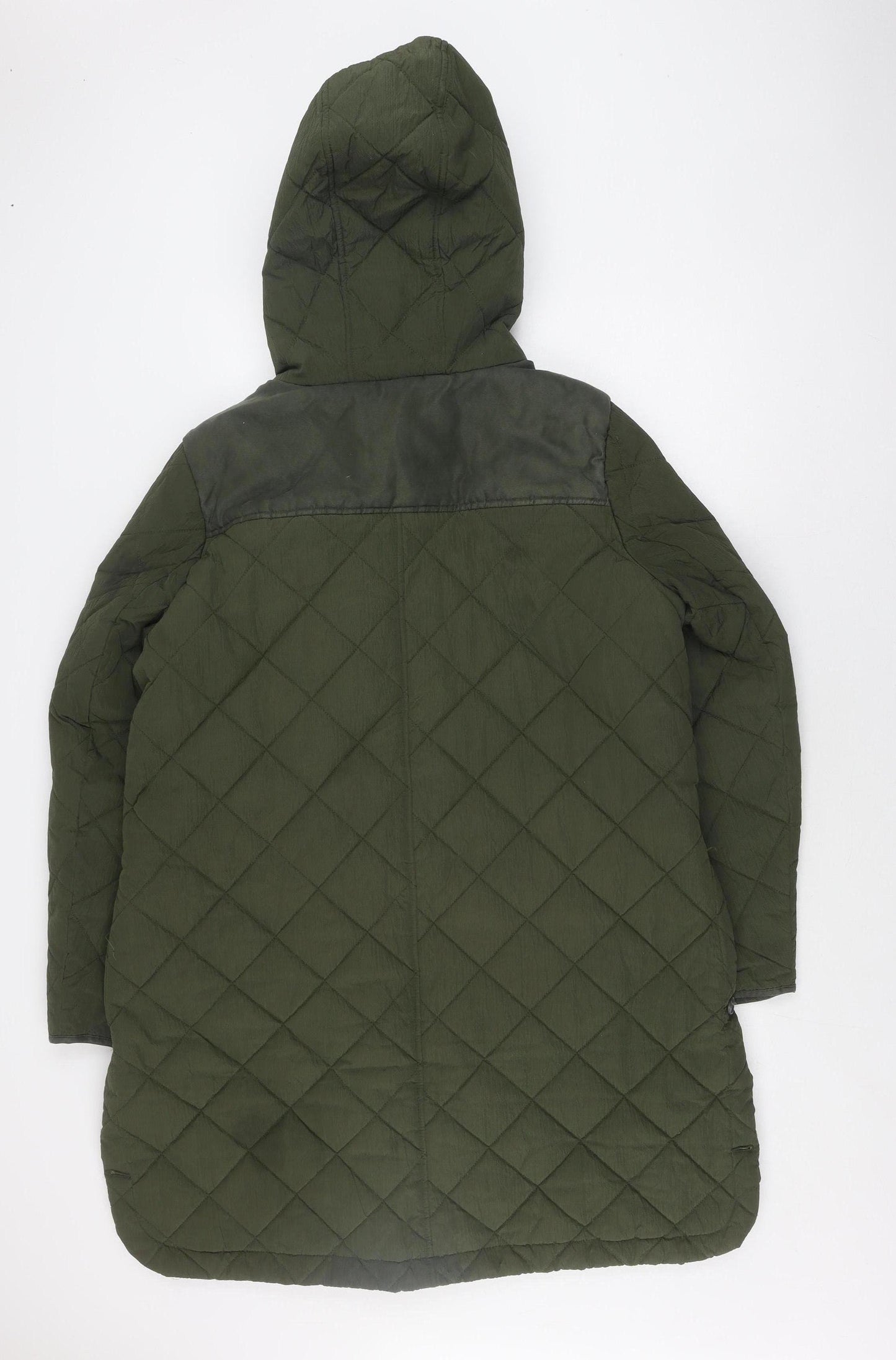 Next Women's Green Puffer Jacket in Size 20