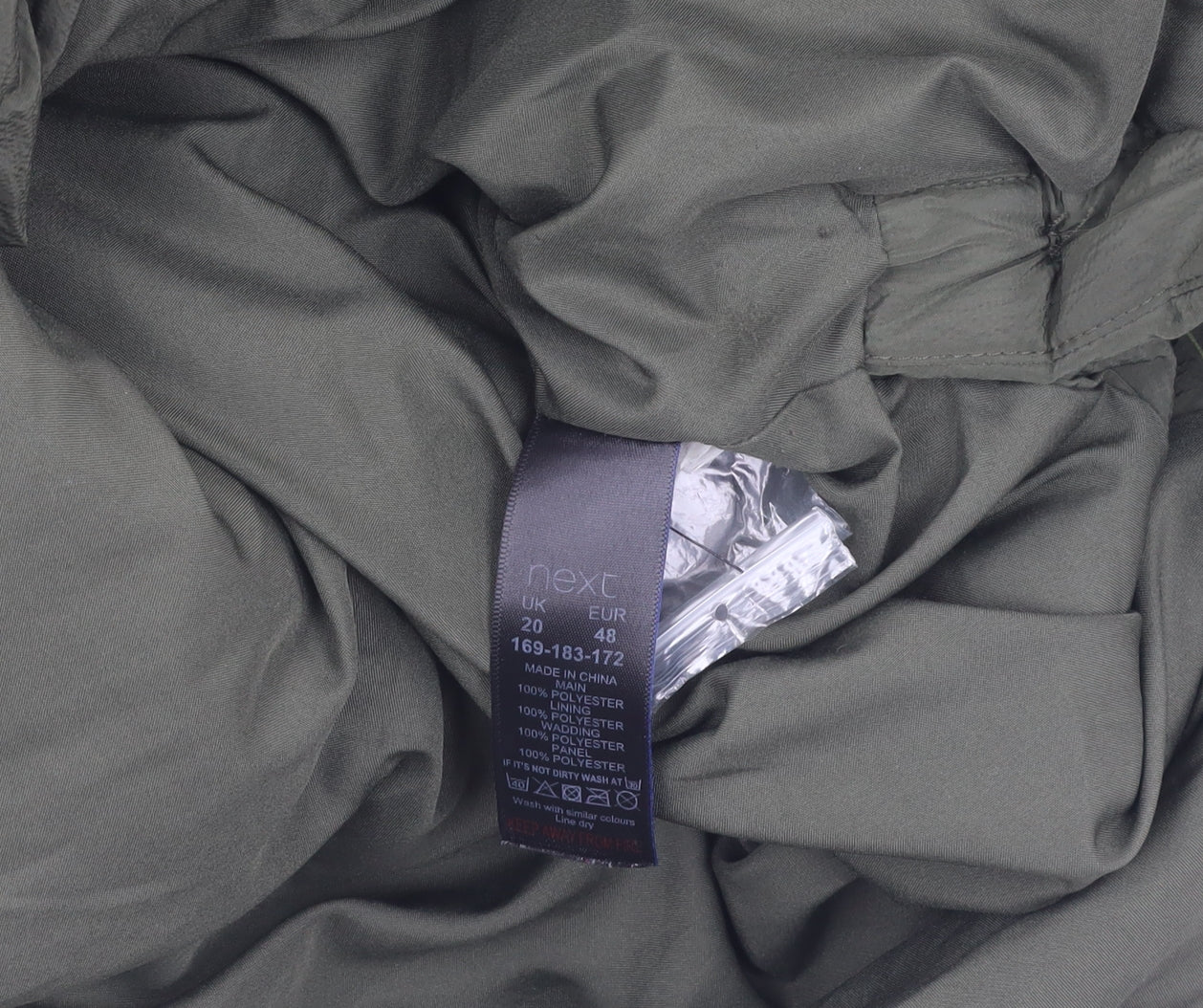 Next Women's Green Puffer Jacket in Size 20