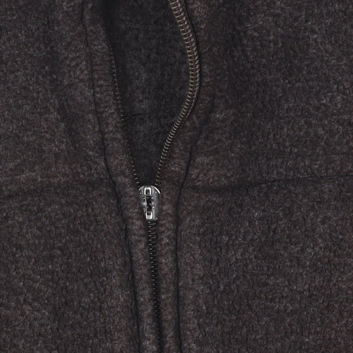 Marks and Spencer Brown Sleeveless Waistcoat for Women, Size 8