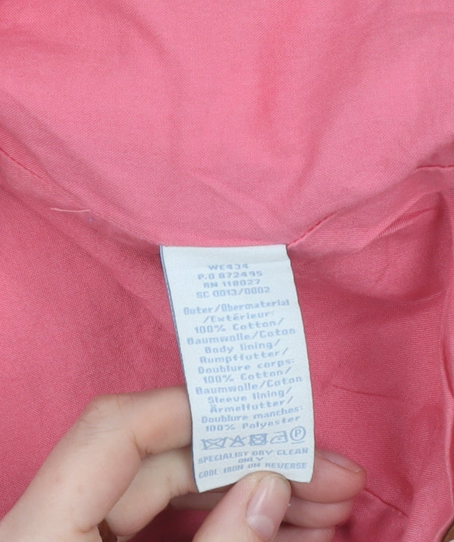 Boden Women's Brown Polka Dot Rain Coat Size 20