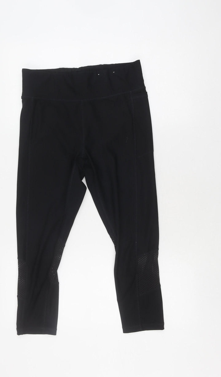 Athletic Works Women's Black M Leggings Elastic Waist