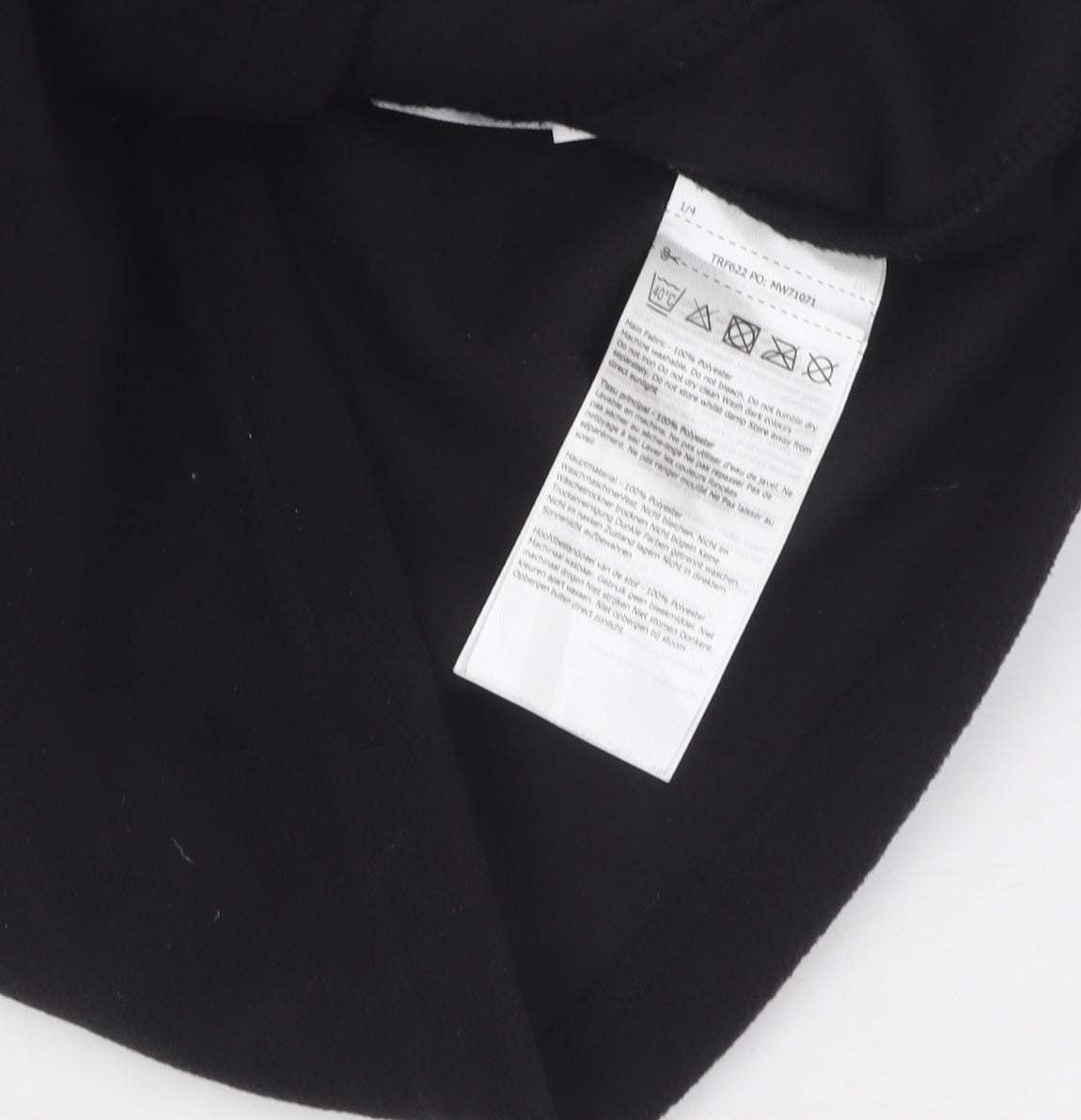 Regatta Unisex Black Basic Jacket S with Full Zip