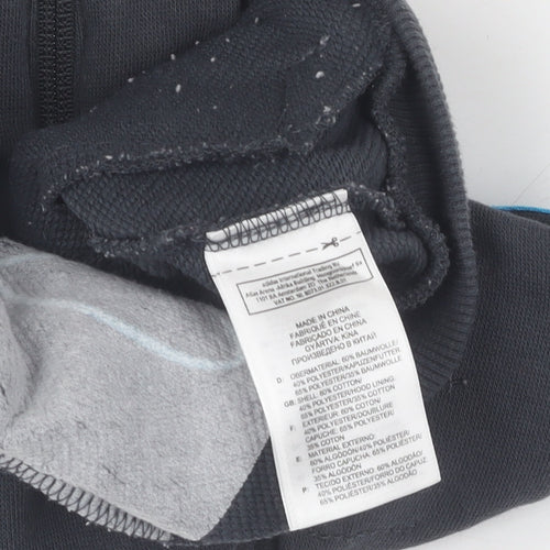 Adidas Unisex Baby Black Full Zip Jumper 3-6 Months