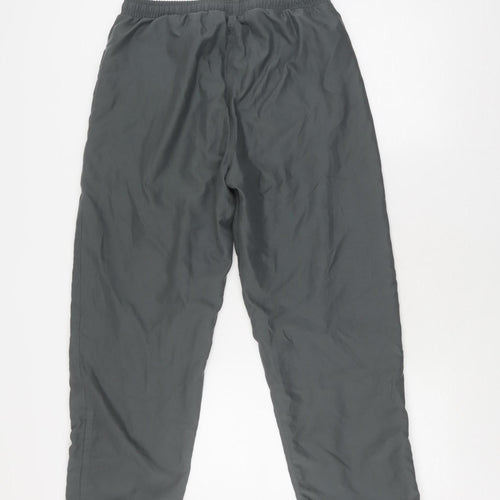 Olympus Men's Grey Trousers Size 12 Elastic Waist