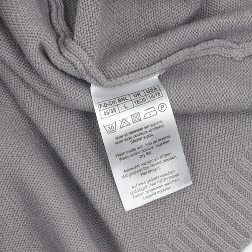 Damart Women's Multicoloured Geometric Pullover Jumper