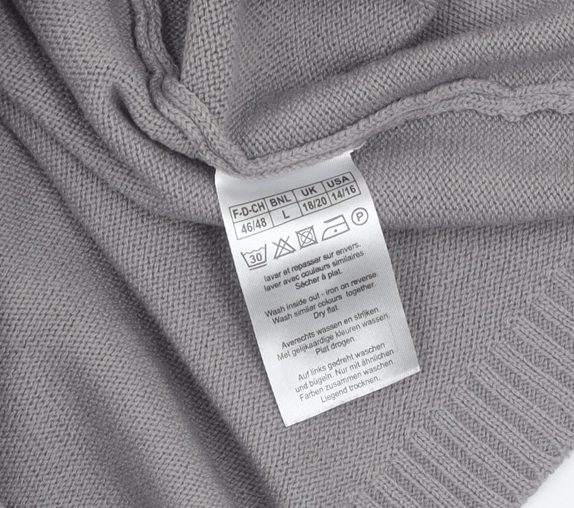 Damart Women's Multicoloured Geometric Pullover Jumper