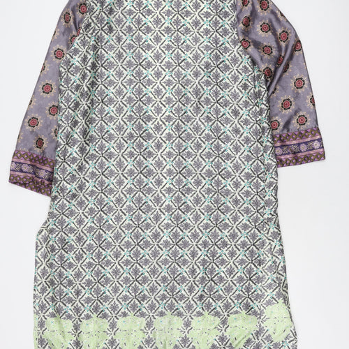 Zara Women's Multicoloured Floral Robe Size 10