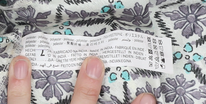 Zara Women's Multicoloured Floral Robe Size 10