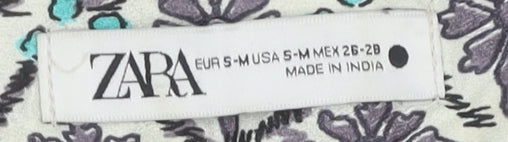 Zara Women's Multicoloured Floral Robe Size 10