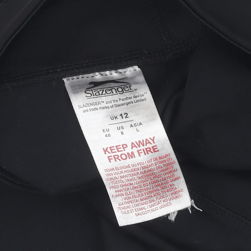 Slazenger Women's Black Gym Leggings, Size 12