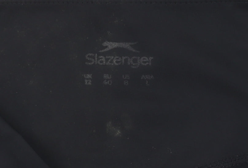 Slazenger Women's Black Gym Leggings, Size 12