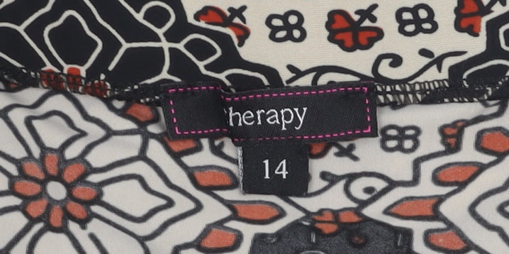 Therapy Women's Multicoloured Midi Slip Dress Size 14