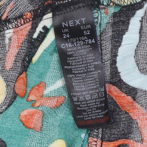 Next Women's Multicoloured Floral Dress Size 24