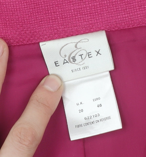 Eastex Women's Pink Polyester Skirt Size 20