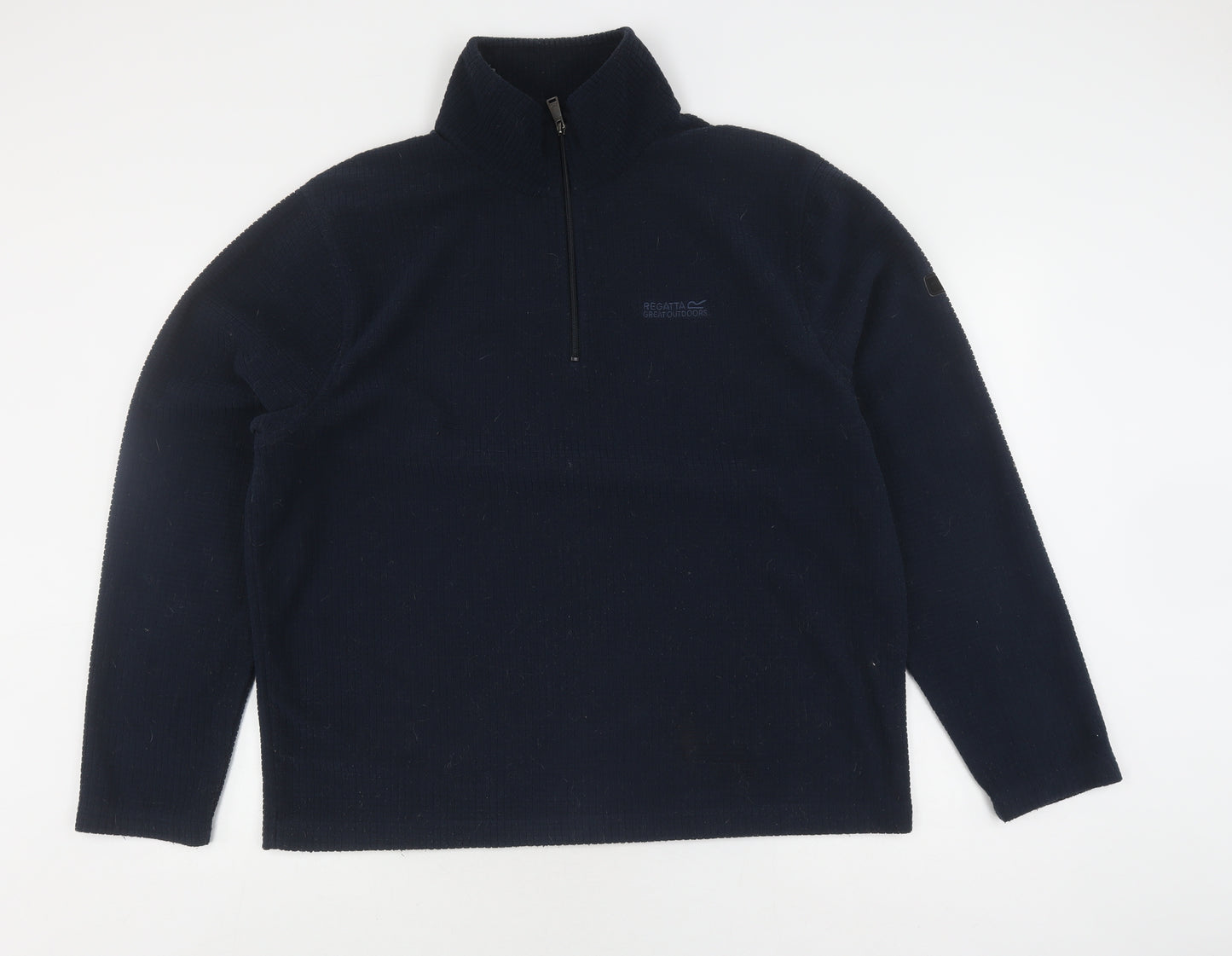 Regatta Men's Blue XL 1/2 Zip Fleece Sweatshirt