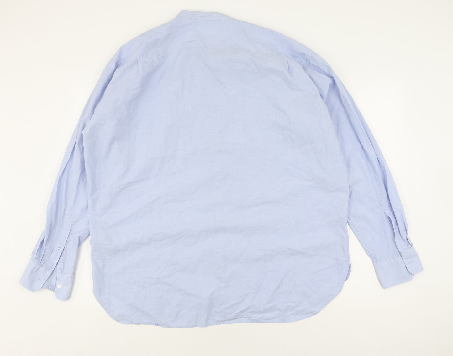 UNIQLO Men's Blue XL Button-Up Shirt