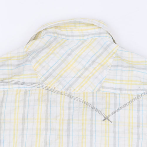 Tom Wolfe Jeans Men's Multicoloured Plaid Shirt S