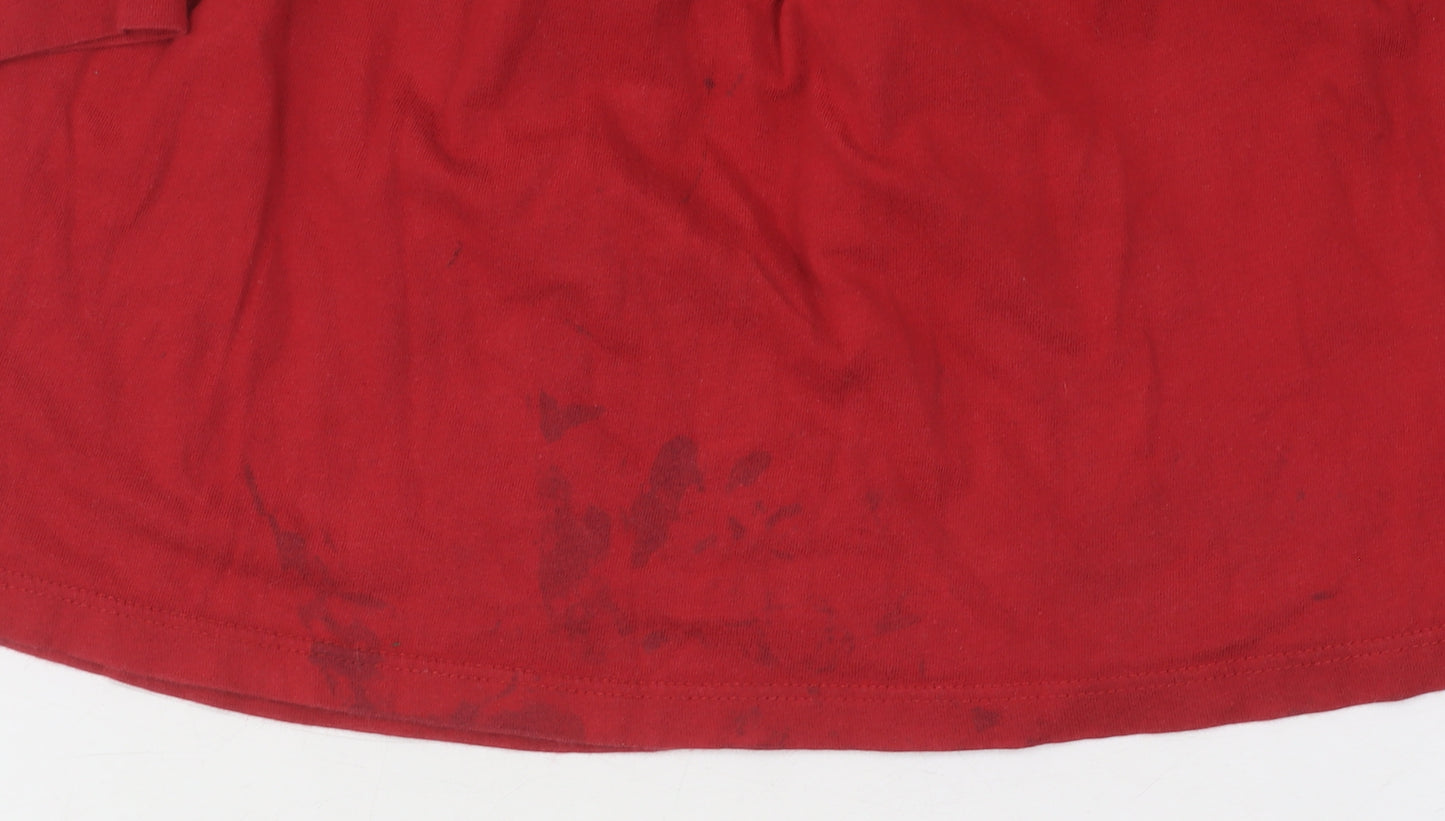 Gap Girls Red Long Sleeve Tunic Size 3 Years