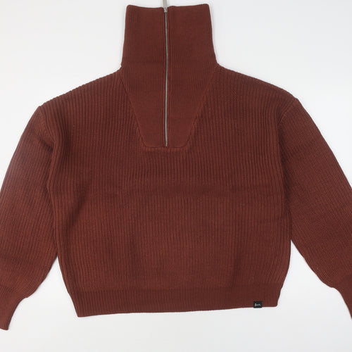 Bench Women's Brown Jumper Size 2XL