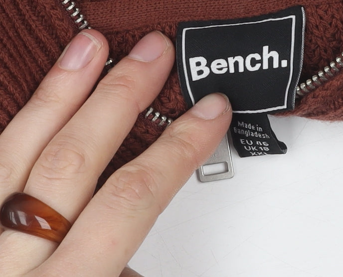 Bench Women's Brown Jumper Size 2XL