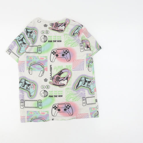 George Girls Multicoloured Gaming T-Shirt 9-10 Years