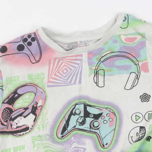 George Girls Multicoloured Gaming T-Shirt 9-10 Years