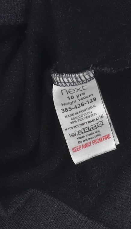 Next Boys Black Minecraft Sweatshirt, 10 Years, Pullover