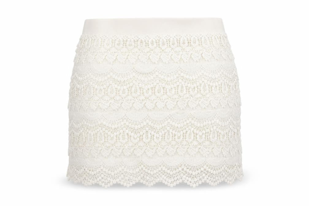 Next Women's Ivory Lace Skirt, Size 10, Summer Fashion