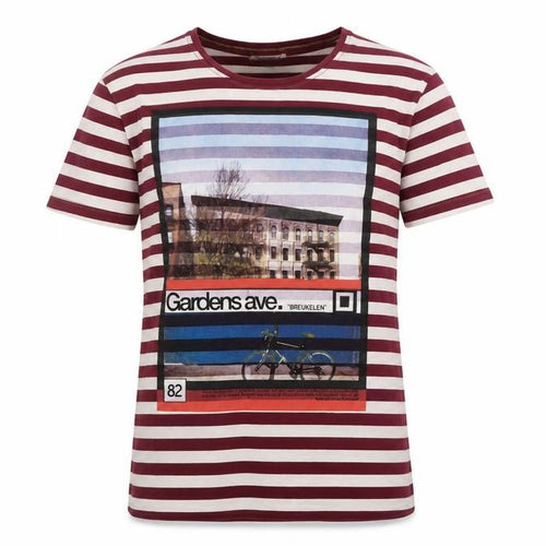 Jack & Jones Men's Multicolour Striped T-Shirt L