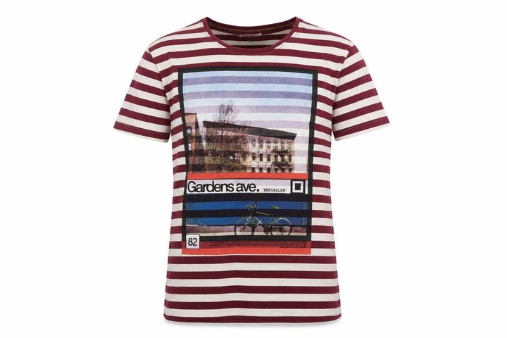 Jack & Jones Men's Multicolour Striped T-Shirt L
