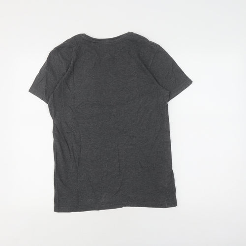 SoulCal & Co Men's Black V-Neck T-Shirt Size S